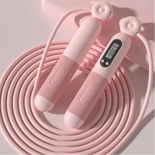 Adjustable Jump Rope W/ counting timer