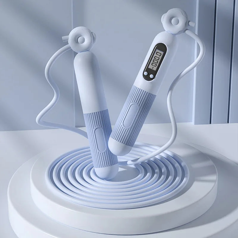 Adjustable Jump Rope W/ counting timer